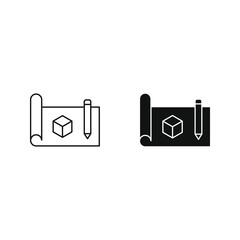Wall Mural - Prototype icon. Simple element from startup icons collection. Creative Prototype icon color editable