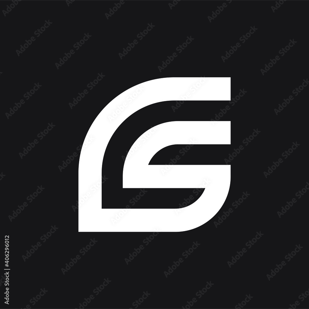 CS logo CS icon CS vector CS monogram CS letter CS minimalist CS ...