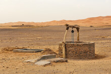 Old Water Well In Sahara Desert