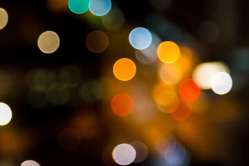 Sticker - Abstract bokeh lights texture perfect for background