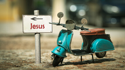 Street Sign to Jesus