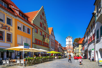 Ravensburger Tor, Frauentor, Wangen im Allgäu, Baden-Württemberg, Deutschland