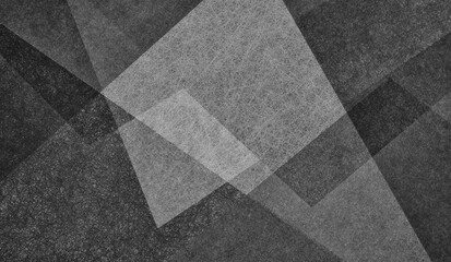  abstract black and white background with triangle shapes and gray geometric design on border and texture