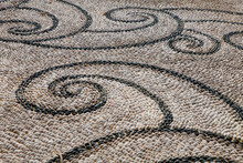 Pebble Path With Beautiful Mosaic