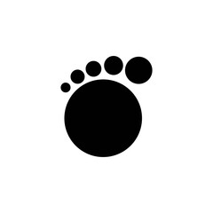 soles of the feet icon logo