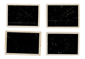 Wall Mural - dusty and grungy photo paper texture and surface. abstract dirty or scratch aging effect. use for ov