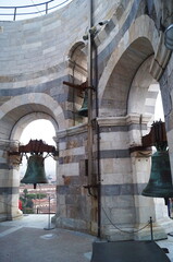 Wall Mural - Bells on the leaning tower of Pisa, Tuscany, Italy