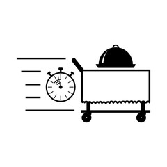 Sticker - Fast Room Service Icon