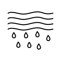 Sticker - Unique Water Vector Line Icon