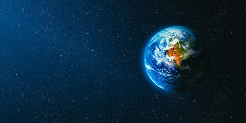 view of the earth from the moon. elements of this image furnished by nasa