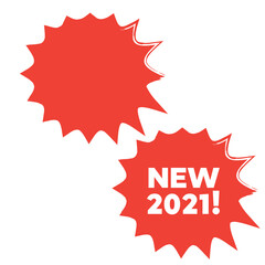 Wall Mural - new stamp set. new sale icon. new red labels.