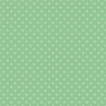 Great For Wallpaper. Seamless Pattern With Green Wheel Shapes Lined Up.