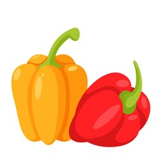 Wall Mural - Pepper Vegetables Icon