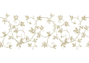 floral seamless pattern, background in art nouveau style, vintage, old, retro style. colored vector 
