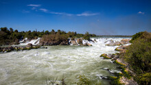 Khone Phapheng Falls Waterfalls Mekong River Pakse Southern Laos 