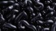 © NeoLeo - 3d render, abstract background with black snake with metallic scales texture