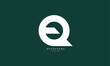 Alphabet letters Initials Monogram logo EQ, QE, E and Q