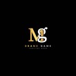 MG GM letter composite concept for company and business logo. Luxury logo design.