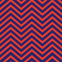 Canvas Print - Zig zag seamless pattern