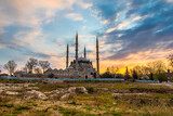 Fototapeta Panele - Selimiye Mosque view in Edirne City of Turkey. Edirne was capital of Ottoman Empire.