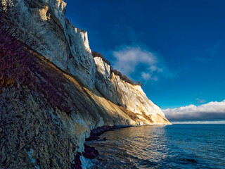 Wall Mural - White cliffs on the island Moen in Denmark