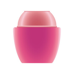 Sticker - skin care pot pink product icon