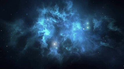 Wall Mural - spinning nebula loop