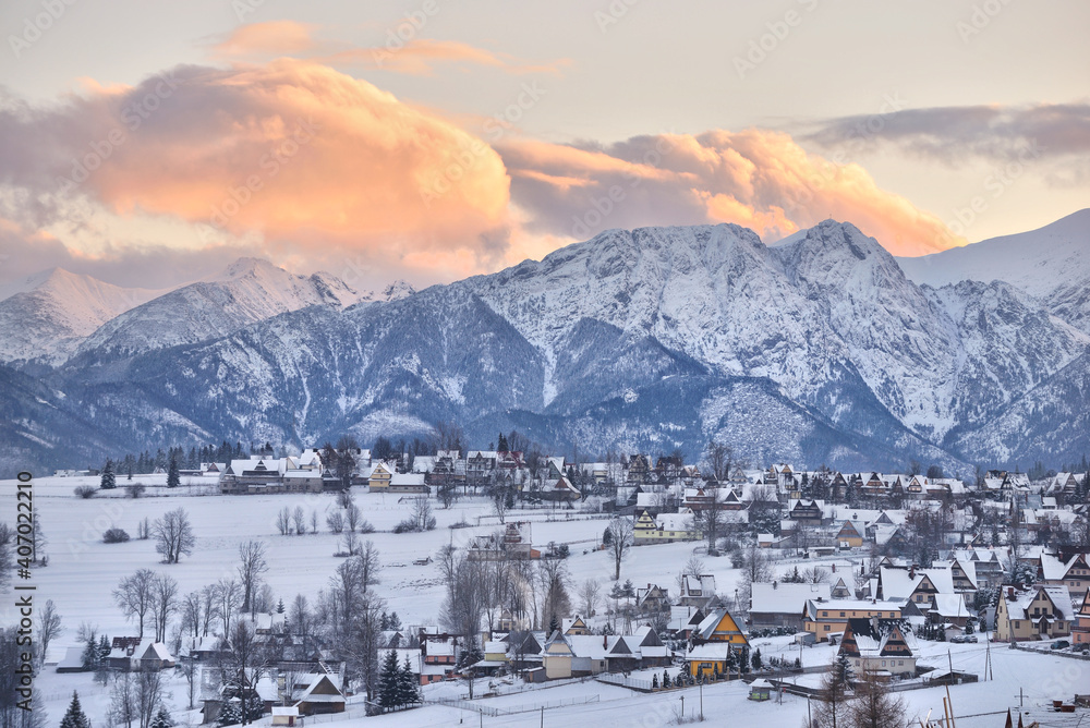 Winter Tatra Mountains, Poland.	 - obrazy, fototapety, plakaty 