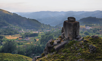 Canvas Print - Landscape of Peneda-Geres national park in Northern Portugal