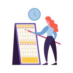 Sticker - Time Management Concept