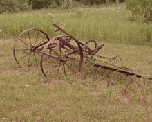 Old Antique Farming Machine