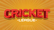 © Crealive.Studio - cricket typography premium editable text effect