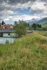 Wall Mural - Naturlandschaft im Engadin in der Schweiz 12.8.2020