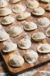 © Retan - Dumplings making process, dough and minced meat