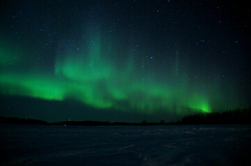 aurora over the sea