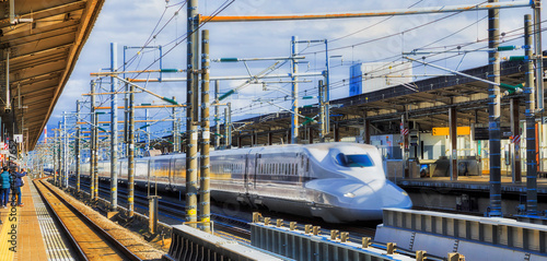 JP Shin Fuji train  station wide © Taras Vyshnya