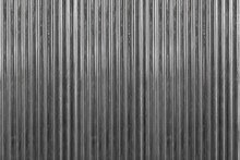 Black Silver Corrugated Metal Background And Texture Surface Or Galvanize Steel
