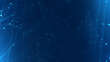© Papapig - Abstract blue polygon tech network with connect technology background. Abstract dots and lines texture background. 3d rendering.