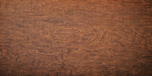 Quality Wood Background. Dark Texture Of Boards, Top View