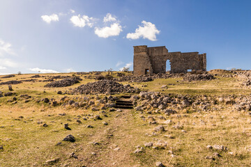 Wall Mural - Acinipo, Spain. Ruins of the ancient Roman city of Acinipo, near Ronda,