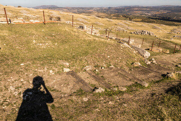 Wall Mural - Acinipo, Spain. Ruins of the ancient Roman city of Acinipo, near Ronda,