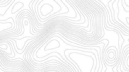 Topographic map. Geographic mountain relief. Abstract lines background. Contour maps. Vector illustration.