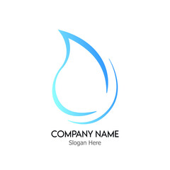 water drop logo design