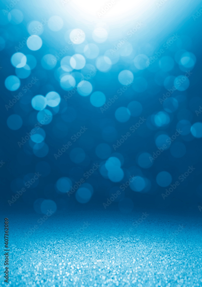 abstract blue bokeh light glitter background Stock Photo | Adobe Stock