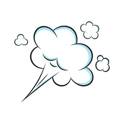 Wall Mural - Smelling pop art comic book cartoon fart cloud flat style design vector illustration. Bad stink or toxic aroma cartoon smoke cloud isolated on white background.