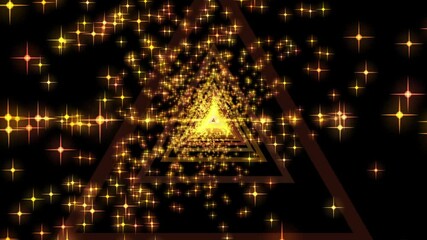 Wall Mural - isolated black background. an abstract tunnel of displacement in the universe. the speed of digital 