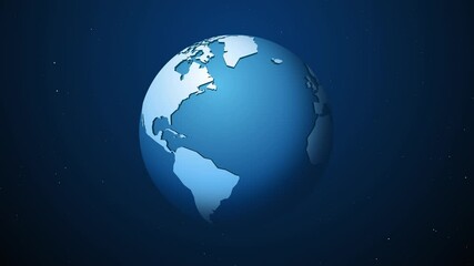 Wall Mural - blue planet earth in space