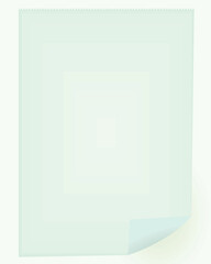 Wall Mural - Blue empty note. vector illustration