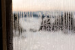 canvas print picture - Eisblumen am Fenster