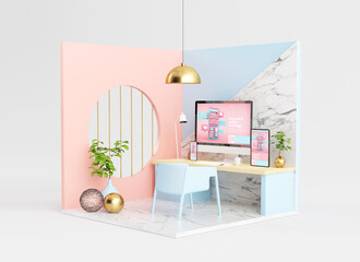 Wall Mural - Design studio